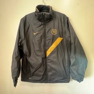 Nike Men's Black Gold 90 Fit Storm Soccer Jacket Size Large
